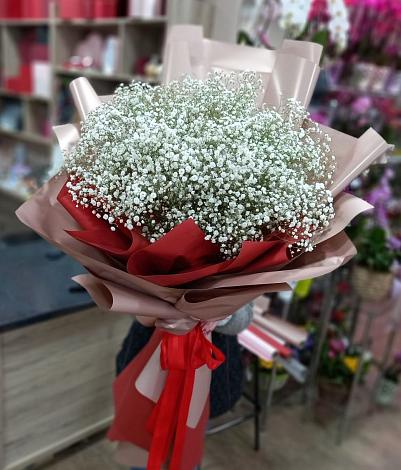 Букет цветов из: Гипсофила в Зеленогорске
