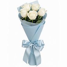 Букет 5 Белых роз Проуд #REPLACE_PRED# Зеленогорске