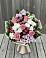 Букет цветов из: Альстромерии, Гвоздики, Розы и Хризантемы в Зеленогорске