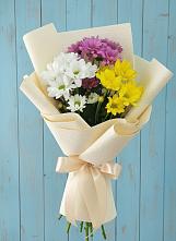 Букет цветов из:  Хризантемы в Зеленогорске