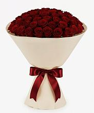 Букет 101 Бордовая роза Блэк Бакарра в Зеленогорске