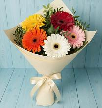 Букет цветов из:  Герберы в Зеленогорске