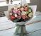 Букет цветов из: Розы, Лизиантусы и Гвоздики в Зеленогорске