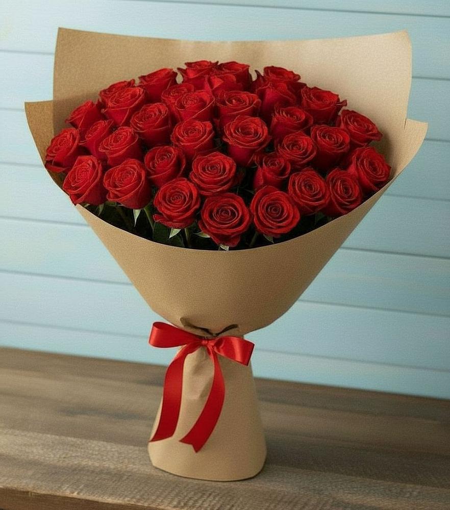 Букет Красные розы Милано в Зеленогорске