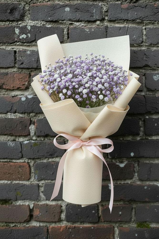 Букет цветов из: Гипсофила в Зеленогорске