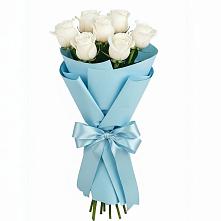 Букет 7 белых роз Проуд #REPLACE_PRED# Зеленогорске