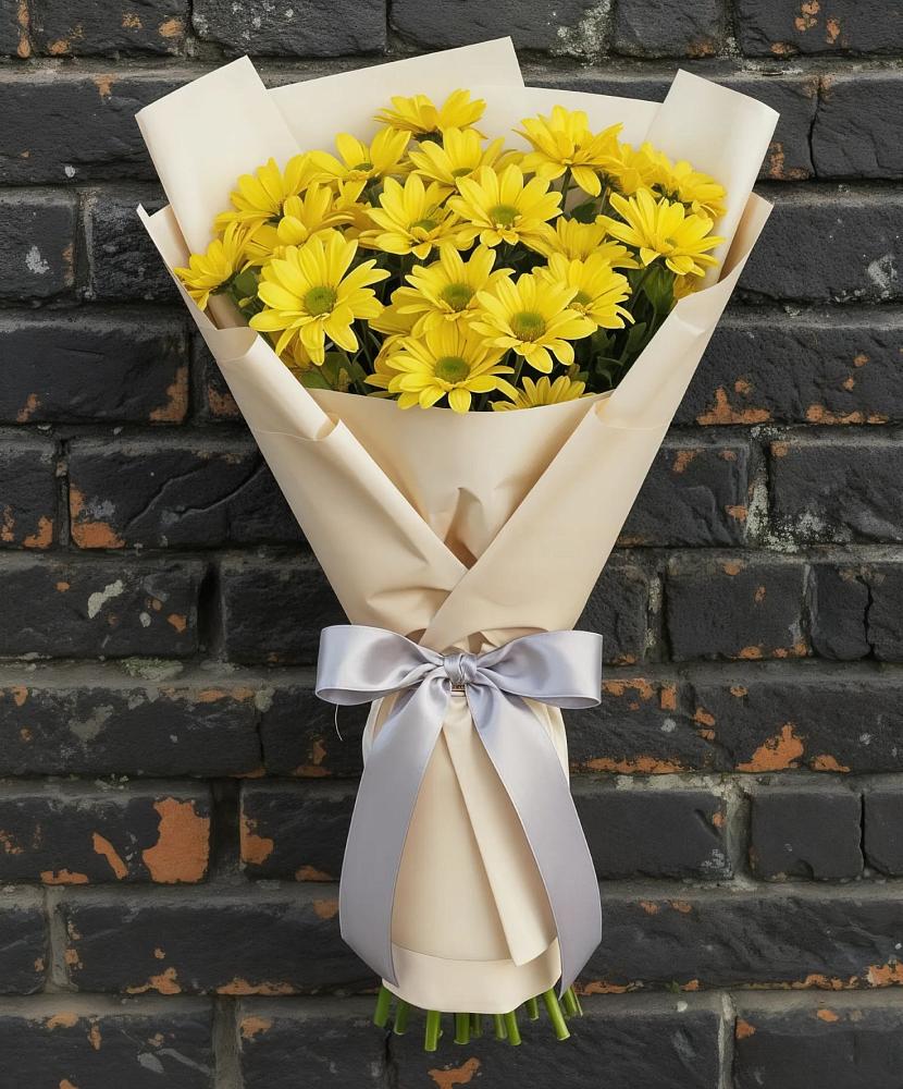 Букет цветов из: Хризантемы в Зеленогорске