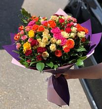 Букет Микс из разноцветных кустовых роз #REPLACE_PRED# Зеленогорске