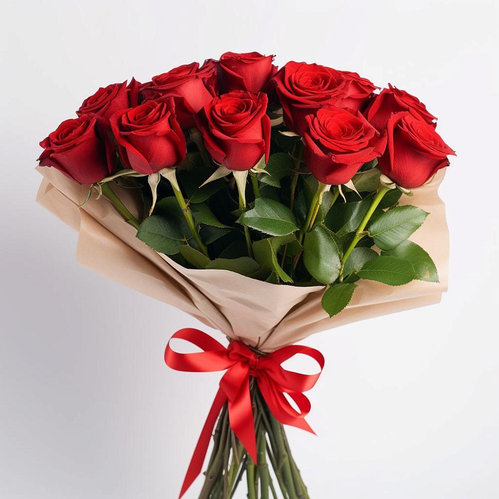Букет 11 Красных роз Эдлесс Лав в Зеленогорске