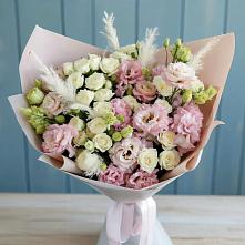 Букет цветов из:  Альстромерии и Розы в Зеленогорске